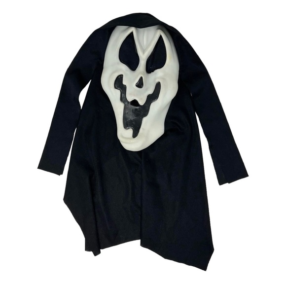 Easter Unlimited Ghostface Mask 9206 Squiggly Mouth Fun World Costume Scream - Picture 1 of 10